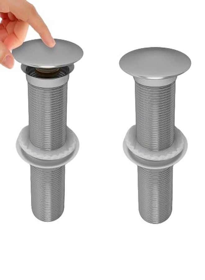 JAGGER وصلة حوض غسيل منبثقة من النحاس والفولاذ المقاوم للصدأ JAGGER JAG132 مع خيط كامل ولمسة نهائية لامعة مقاومة للتآكل للمنزل/المكتب/الحمام (3 بوصات، فولاذ مقاوم للصدأ، 1) - Image 2